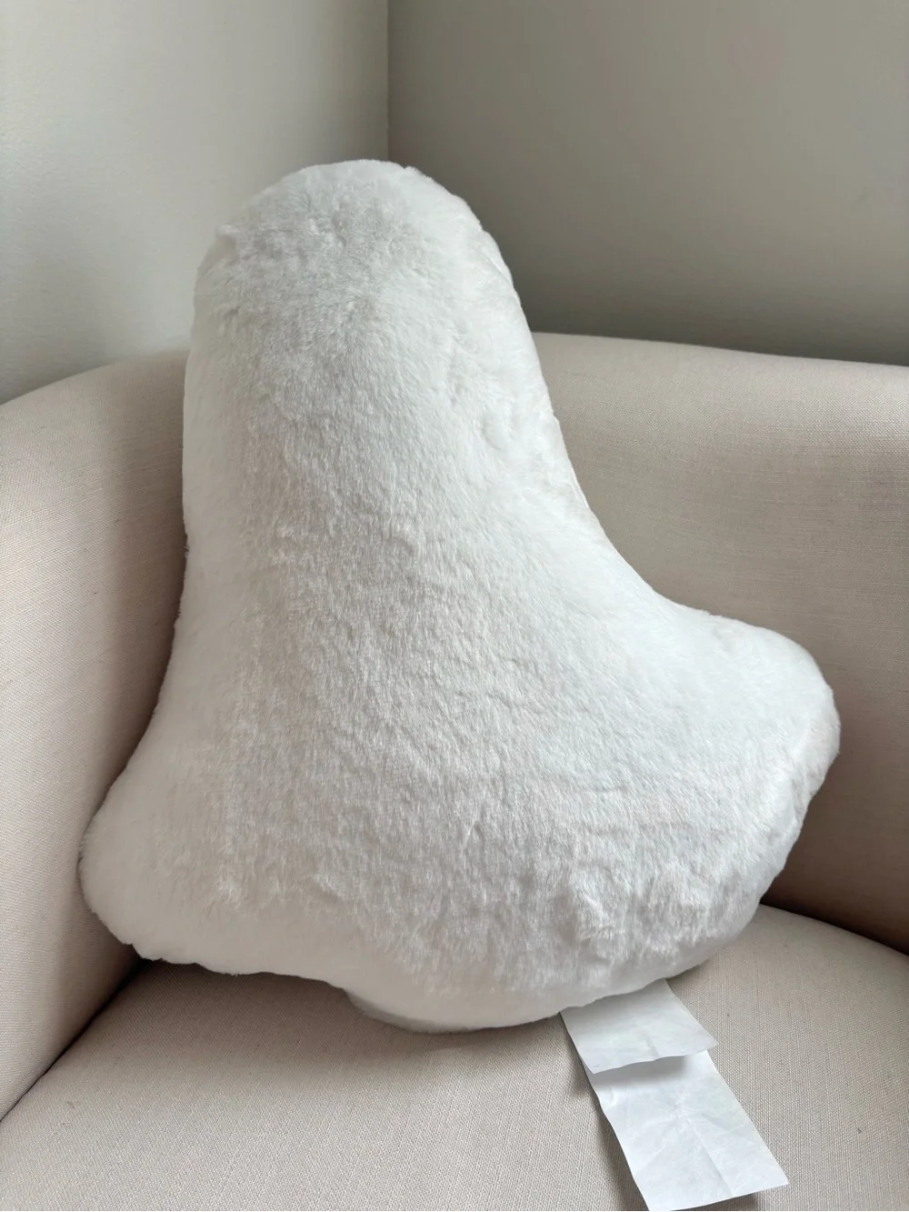 Kirklands Halloween Ghost Reading Book Plush Pillow Decor